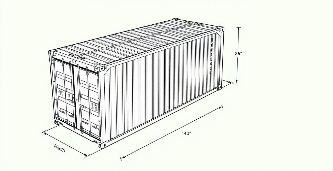 maße 20 fuß container